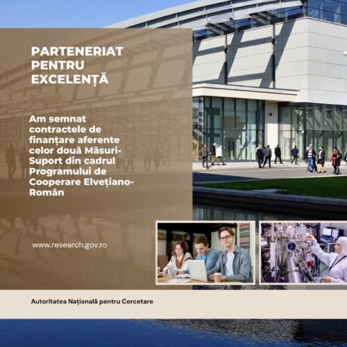 S-au semnat contractele de finanțare aferente celor două Măsuri-suport din cadrul Programului de Cooperare Elvețiano-Român